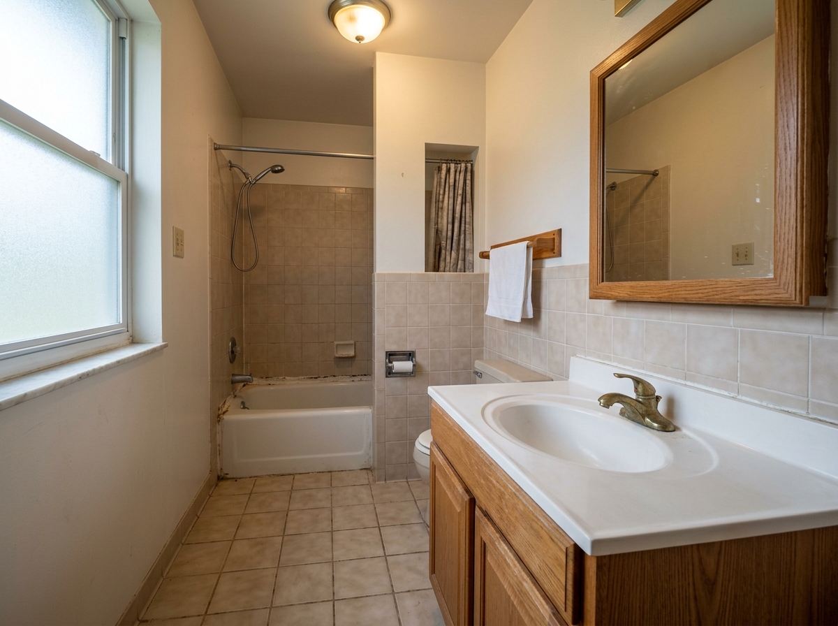 Before bathroom remodel